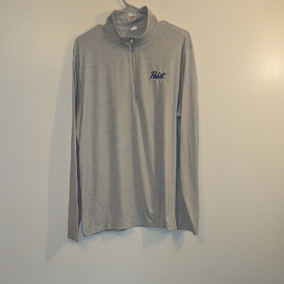 Sport-Tek Other - Sport-Tek Gray Long Sleeve Shirt With PABST Embroidery